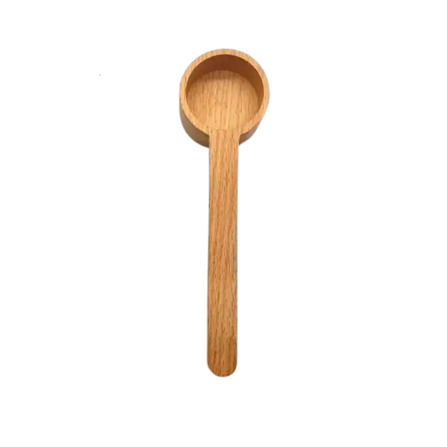 Hand-Carved Wooden Scoop | Tactile Measure for Daily Rituals