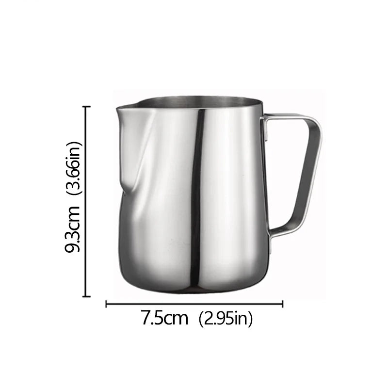 Stainless Steel Frothing Jug | Precision Spout for Artisanal Latte Art