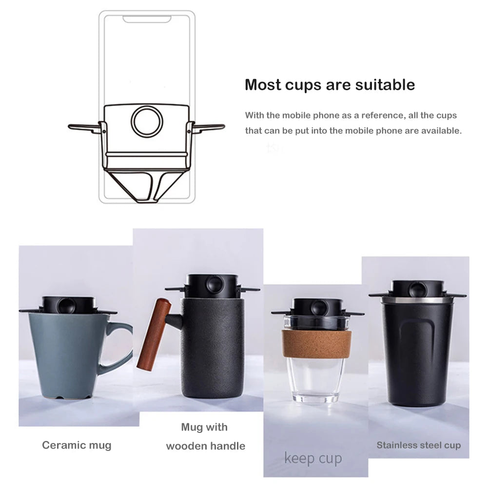 Ultra-Light Foldable Dripper | Sustainable Filter-Free Brewing