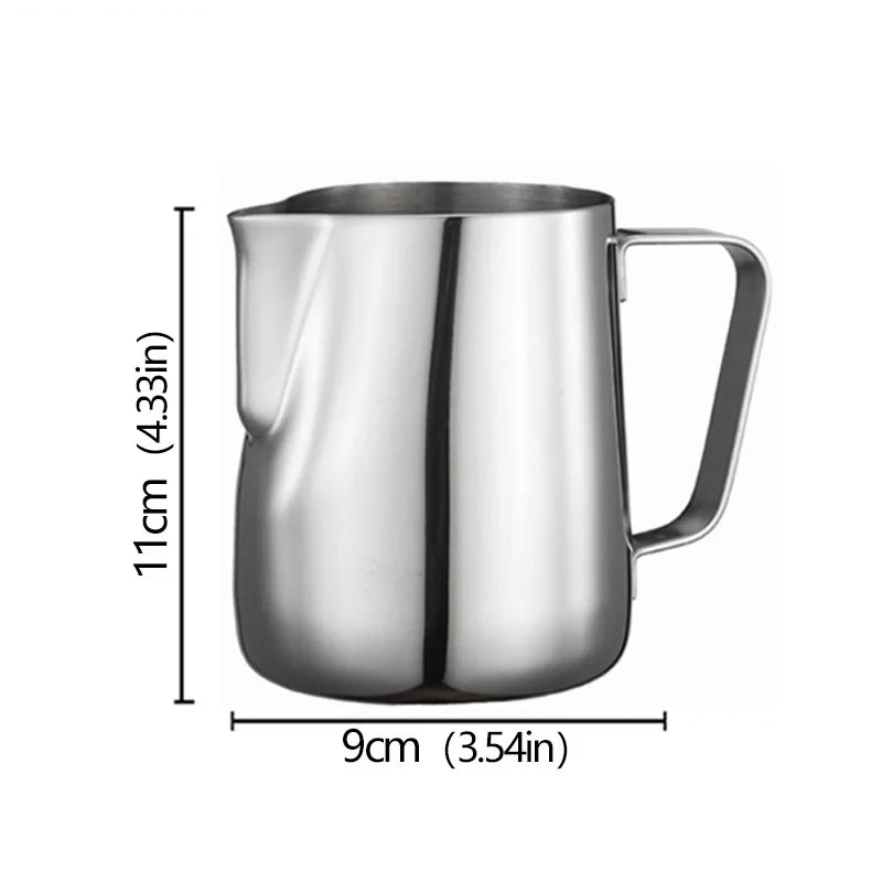Stainless Steel Frothing Jug | Precision Spout for Artisanal Latte Art