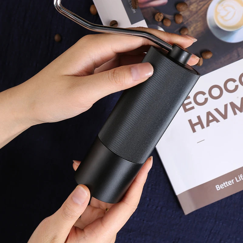 Manual Coffee Grinder | Precision Steel Burr Mill with Adjustable Settings