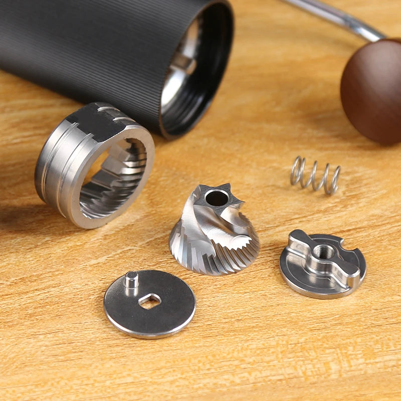 Manual Coffee Grinder | Precision Steel Burr Mill with Adjustable Settings
