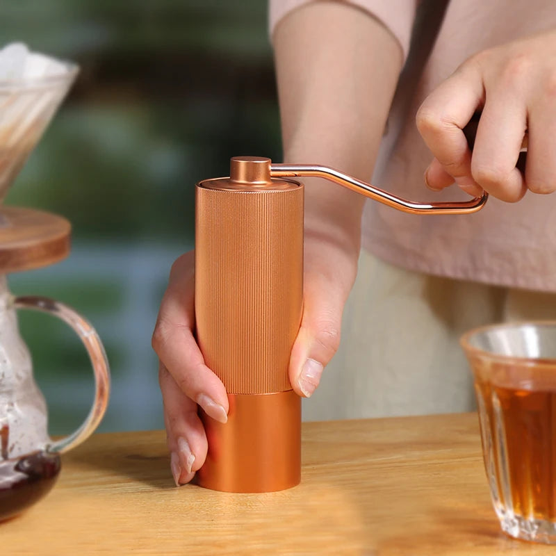 Manual Coffee Grinder | Precision Steel Burr Mill with Adjustable Settings