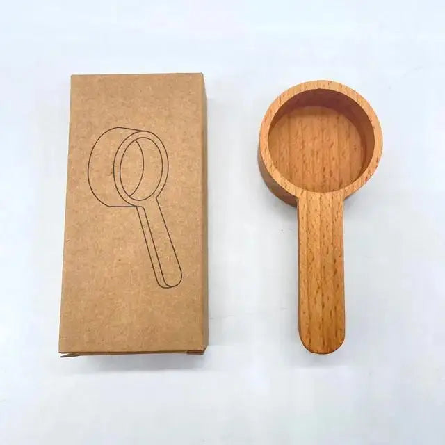 Hand-Carved Wooden Scoop | Tactile Measure for Daily Rituals
