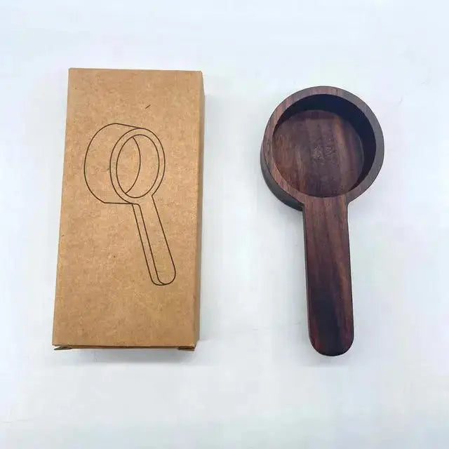 Hand-Carved Wooden Scoop | Tactile Measure for Daily Rituals