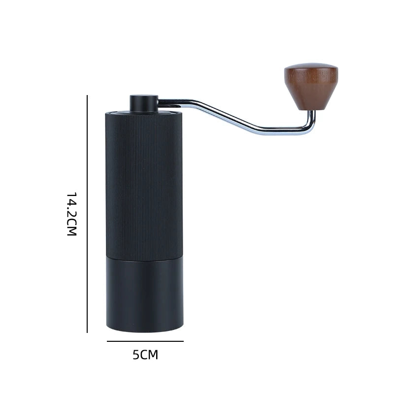 Manual Coffee Grinder | Precision Steel Burr Mill with Adjustable Settings