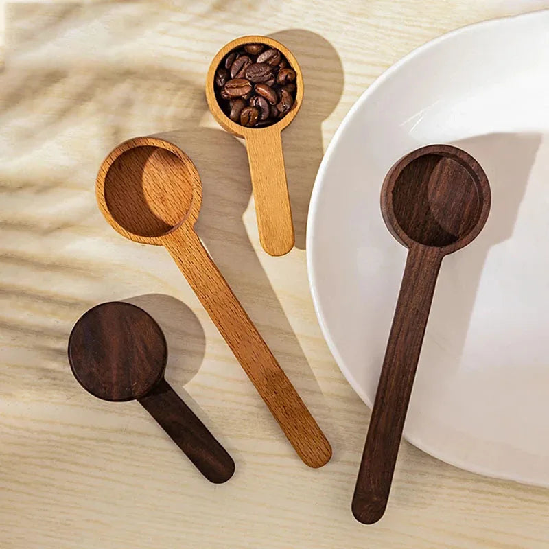 Hand-Carved Wooden Scoop | Tactile Measure for Daily Rituals