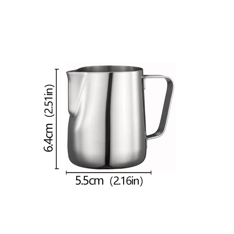 Stainless Steel Frothing Jug | Precision Spout for Artisanal Latte Art