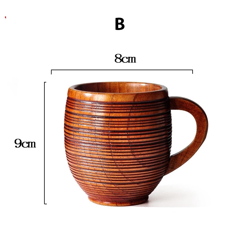 Handcrafted Wood Cup | Insulated Tactile Vessel for Coffee & Tea