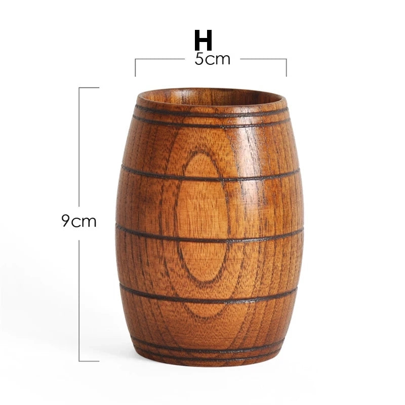 Handcrafted Wood Cup | Insulated Tactile Vessel for Coffee & Tea