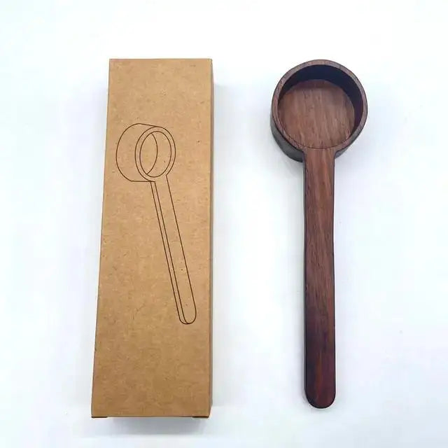 Hand-Carved Wooden Scoop | Tactile Measure for Daily Rituals